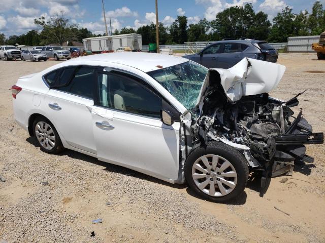 3N1AB7AP6FY352049 - 2015 NISSAN SENTRA S WHITE photo 4