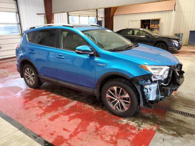 JTMRJREV3GD027547 - 2016 TOYOTA RAV4 HV XLE BLUE photo 4