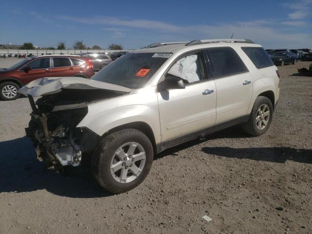 1GKKRPKD3DJ265944 - 2013 GMC ACADIA SLE WHITE photo 1