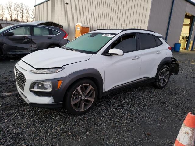 KM8K53A57KU193387 - 2019 HYUNDAI KONA ULTIMATE WHITE photo 1