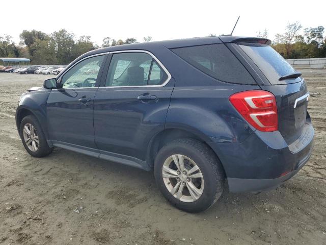 2GNALBEKXG6318086 - 2016 CHEVROLET EQUINOX LS BLUE photo 2