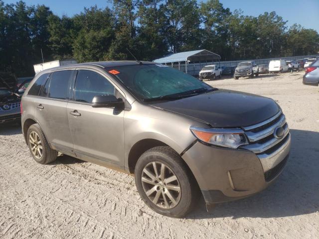 2FMDK3JC0DBB63303 - 2013 FORD EDGE SEL GRAY photo 4