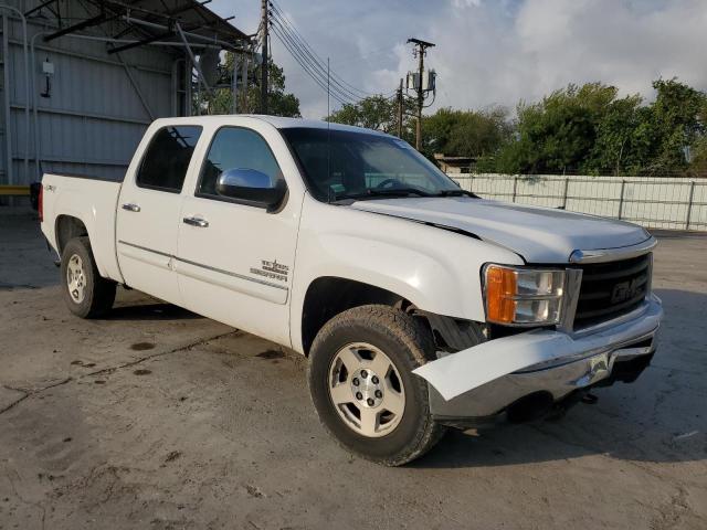 3GTP2VE72DG133033 - 2013 GMC SIERRA K1500 SLE WHITE photo 4