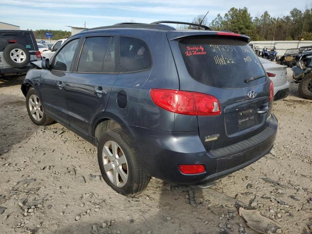 5NMSH13E49H242334 - 2009 HYUNDAI SANTA FE SE GRAY photo 2