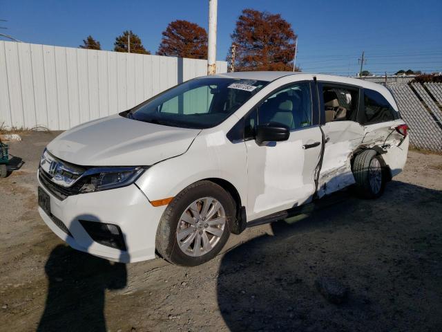 5FNRL6H27LB045952 - 2020 HONDA ODYSSEY LX WHITE photo 1