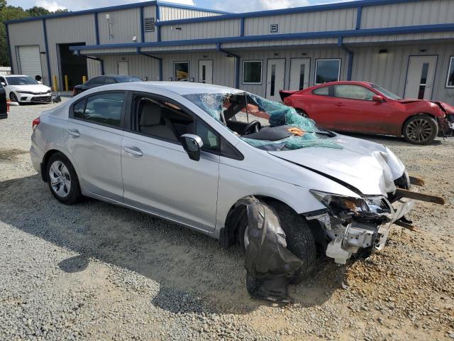 19XFB2F53FE049406 - 2015 HONDA CIVIC LX SILVER photo 4