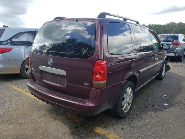 5GADV331X7D212126 - 2007 BUICK TERRAZA CXL MAROON photo 3