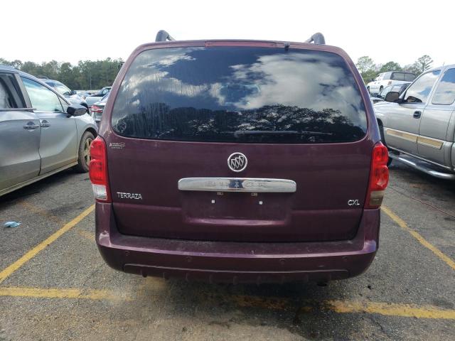 5GADV331X7D212126 - 2007 BUICK TERRAZA CXL MAROON photo 6