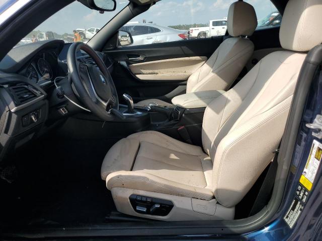 WBA2M9C30HV985824 - 2017 BMW 230XI BLUE photo 7