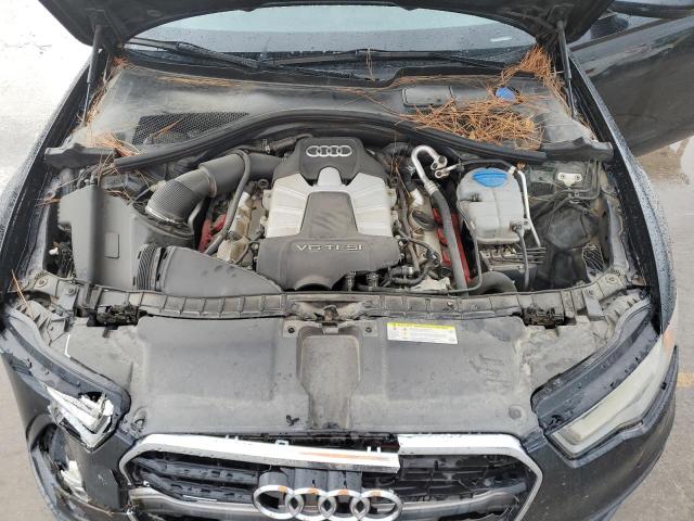 WAUHGAFC1DN097611 - 2013 AUDI A6 PRESTIGE შავი ფოტო 11