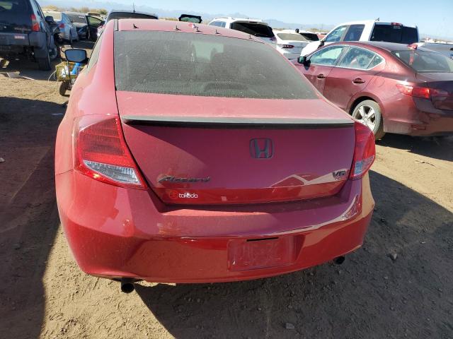 1HGCS2B81CA004791 - 2012 HONDA ACCORD EXL RED photo 6