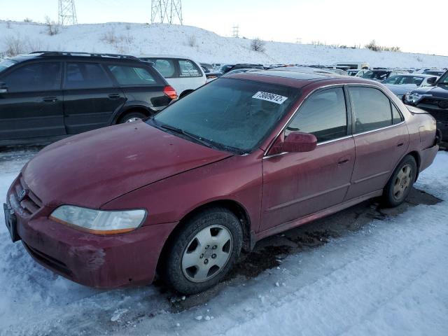 1HGCG16521A006882 - 2001 HONDA ACCORD EX MAROON photo 1