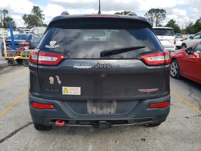 1C4PJMBS4GW176316 - 2016 JEEP CHEROKEE TRAILHAWK GRAY photo 6