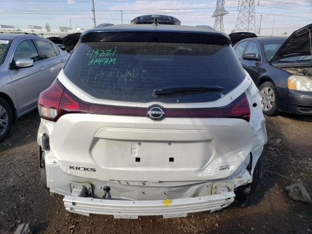 3N1CP5DV5PL530282 - 2023 NISSAN KICKS SR WHITE photo 6