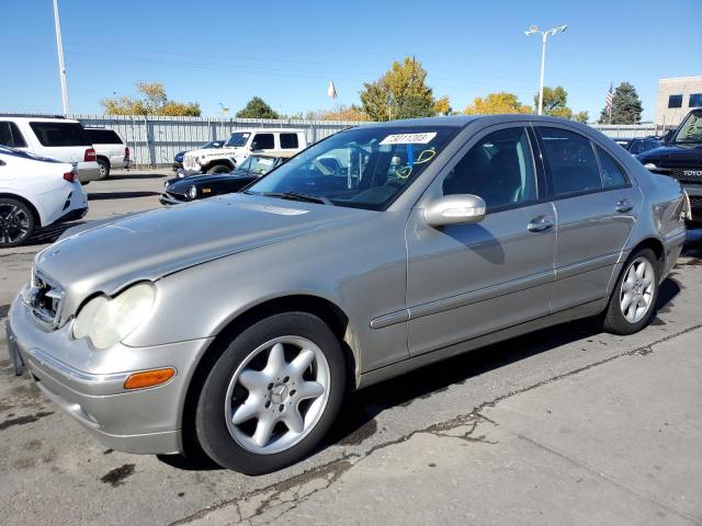 WDBRF81J14F538395 - 2004 MERCEDES-BENZ C 240 4MATIC BEIGE photo 1