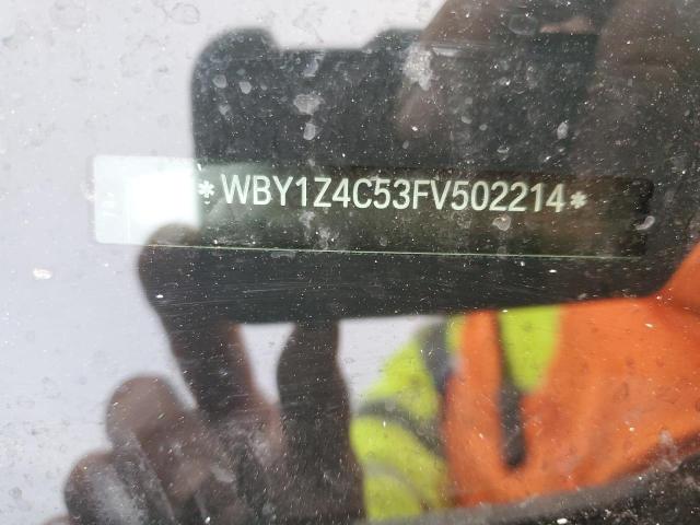 WBY1Z4C53FV502214 - 2015 BMW I3 REX ORANGE photo 12