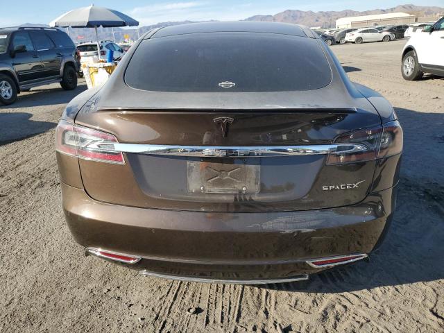 5YJSA1H13EFP49960 - 2014 TESLA MODEL S 棕色 照片 6
