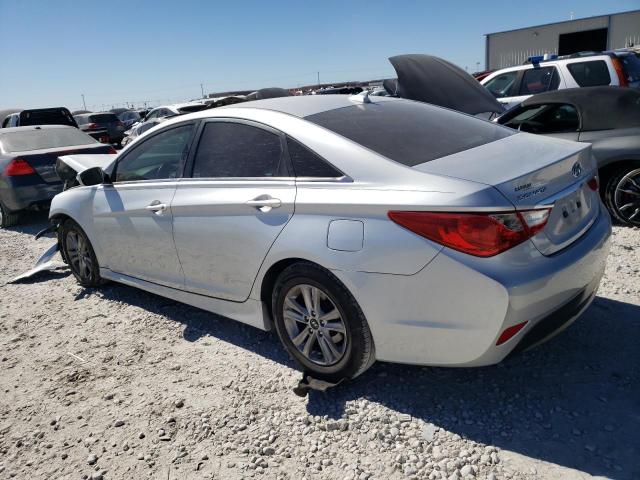 5NPEB4AC6EH827298 - 2014 HYUNDAI SONATA GLS SILVER photo 2