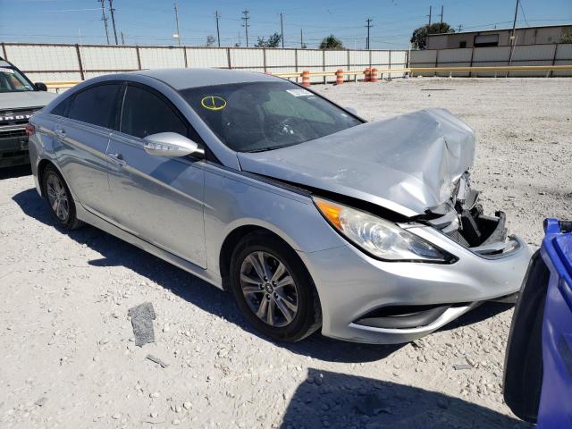 5NPEB4AC6EH827298 - 2014 HYUNDAI SONATA GLS SILVER photo 4