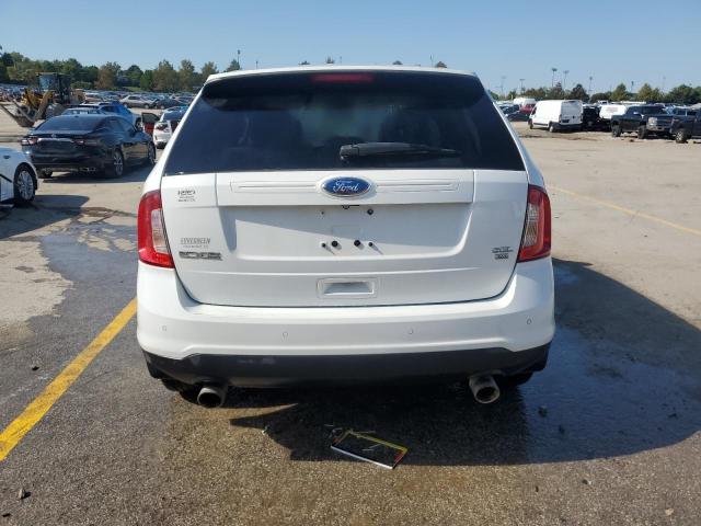 2FMDK4JC3EBB55512 - 2014 FORD EDGE SEL WHITE photo 6