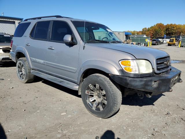 5TDBT48A22S086822 - 2002 TOYOTA SEQUOIA LIMITED SILVER photo 4