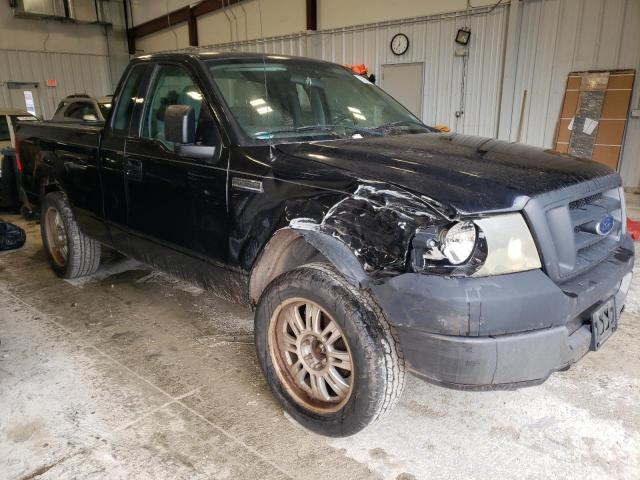 1FTRF12295NB81376 - 2005 FORD F150 BLACK photo 4