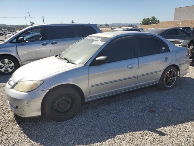 1HGEN26594L000560 - 2004 HONDA CIVIC GX SILVER photo 1