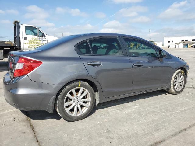 19XFB2F99CE023262 - 2012 HONDA CIVIC EXL ნაცრისფერი ფოტო 3