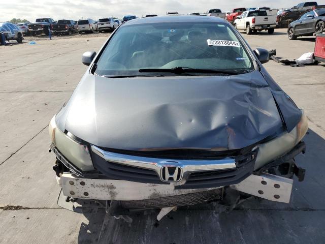 19XFB2F99CE023262 - 2012 HONDA CIVIC EXL ნაცრისფერი ფოტო 5