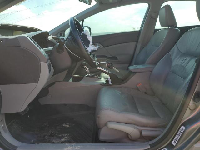 19XFB2F99CE023262 - 2012 HONDA CIVIC EXL ნაცრისფერი ფოტო 7