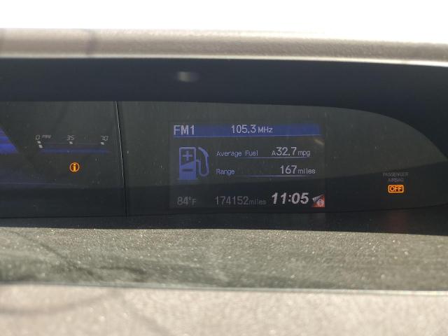 19XFB2F99CE023262 - 2012 HONDA CIVIC EXL ნაცრისფერი ფოტო 9