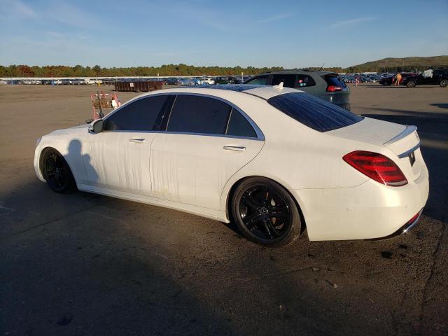 WDDUG8GBXJA403763 - 2018 MERCEDES-BENZ S 560 4MATIC WHITE photo 2