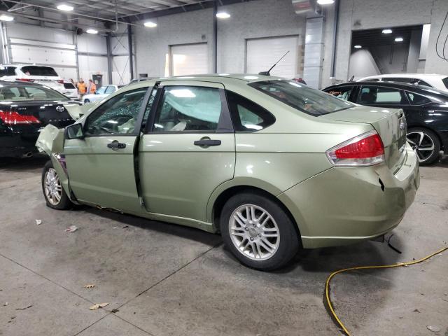 1FAHP35N68W285225 - 2008 FORD FOCUS SE GREEN photo 2