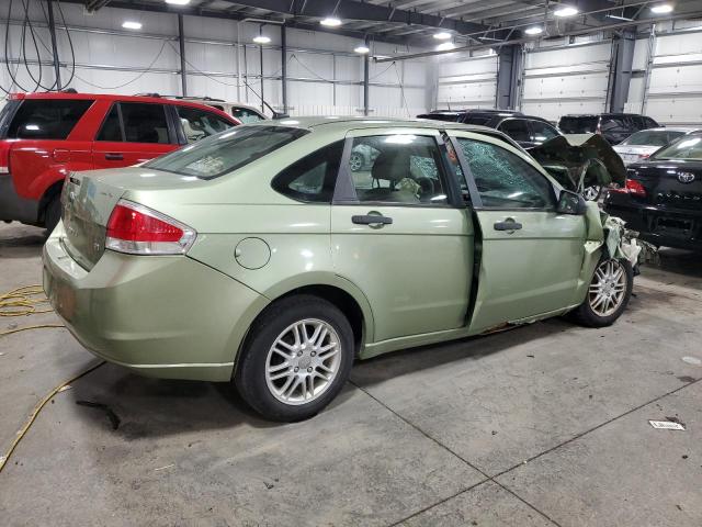 1FAHP35N68W285225 - 2008 FORD FOCUS SE GREEN photo 3