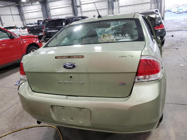 1FAHP35N68W285225 - 2008 FORD FOCUS SE GREEN photo 6