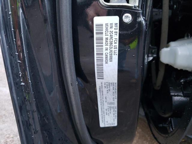 2C4RC3BG3LR289959 - 2020 CHRYSLER PACIFICA TOURING L BLACK photo 13