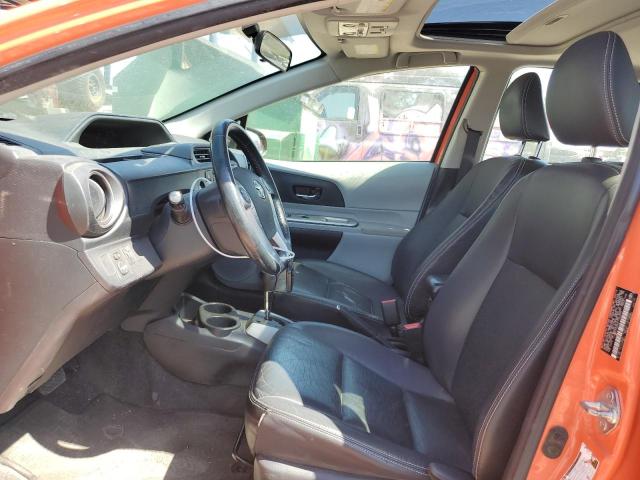 JTDKDTB34D1042094 - 2013 TOYOTA PRIUS C ORANGE photo 7