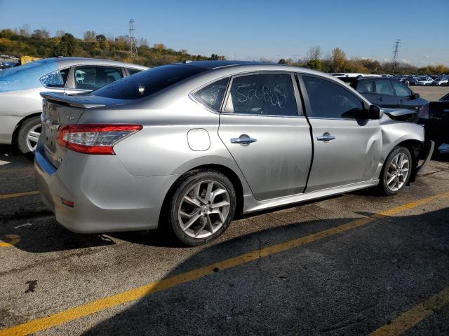 3N1AB7AP2EY227533 - 2014 NISSAN SENTRA S SILVER photo 3