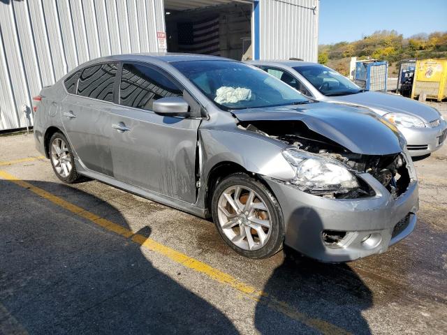 3N1AB7AP2EY227533 - 2014 NISSAN SENTRA S SILVER photo 4