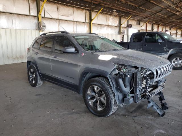 1C4PJMBS1GW278382 - 2016 JEEP CHEROKEE TRAILHAWK SILVER photo 4