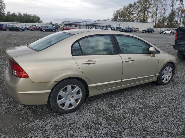 1HGFA16507L060936 - 2007 HONDA CIVIC LX GOLD photo 3