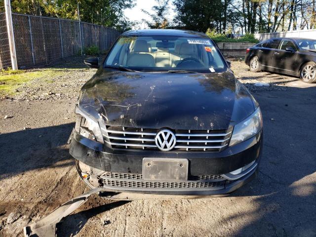 1VWCN7A31CC002579 - 2012 VOLKSWAGEN PASSAT SEL GRAY photo 5