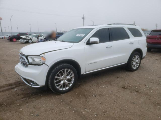 1C4RDJEG0FC764347 - 2015 DODGE DURANGO CITADEL WHITE photo 1