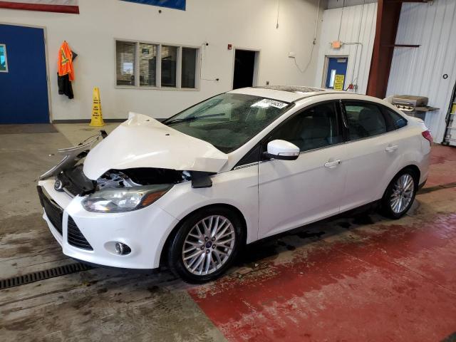 1FADP3J21EL228650 - 2014 FORD FOCUS TITANIUM WHITE photo 1