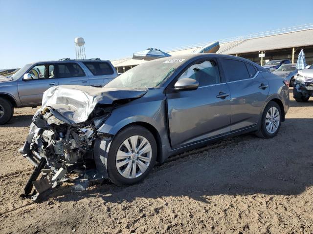 3N1AB8BV7MY247052 - 2021 NISSAN SENTRA S GRAY photo 1