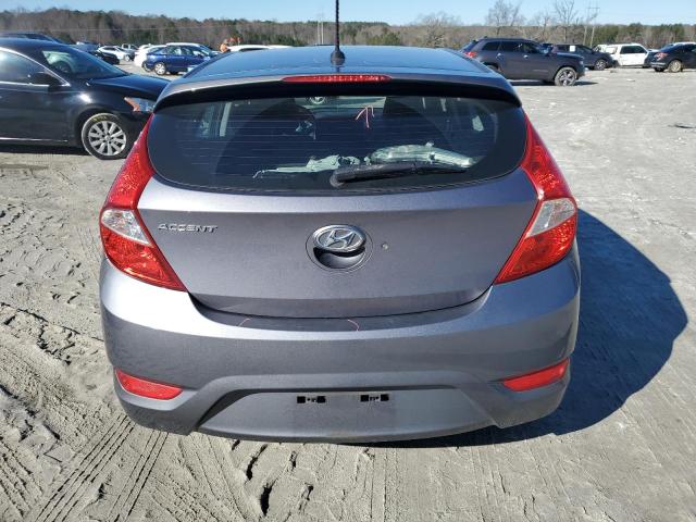 KMHCU5AE4GU240045 - 2016 HYUNDAI ACCENT SPORT GRAY photo 6