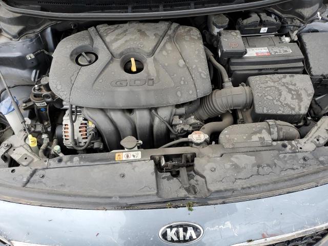 3KPFL4A86HE003937 - 2017 KIA FORTE EX GRAY photo 11