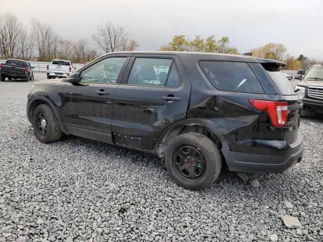 1FM5K8AR0JGB59195 - 2018 FORD EXPLORER POLICE INTERCEPTOR შავი ფოტო 2