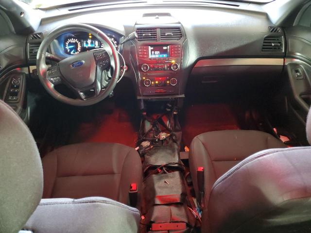 1FM5K8AR0JGB59195 - 2018 FORD EXPLORER POLICE INTERCEPTOR შავი ფოტო 8