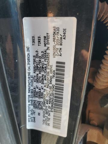 5TEGN92N31Z875040 - 2001 TOYOTA TACOMA DOUBLE CAB PRERUNNER BLACK photo 12